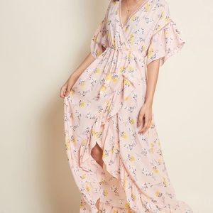 Effortless Reputation Faux Wrap Dress